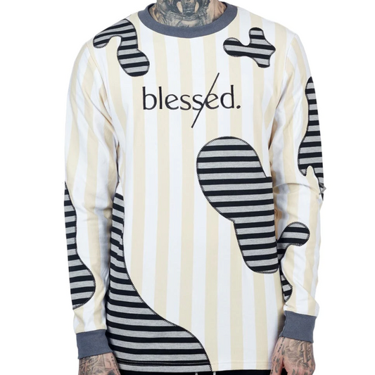 YK Osiris Blessed Patchwork Long Sleeve Tee